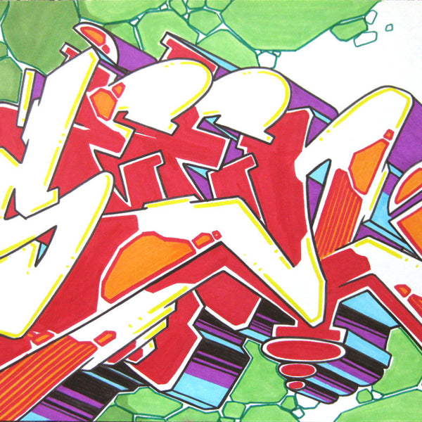 GRAFFITI ARTIST SEEN - WildStyle 34- Drawing