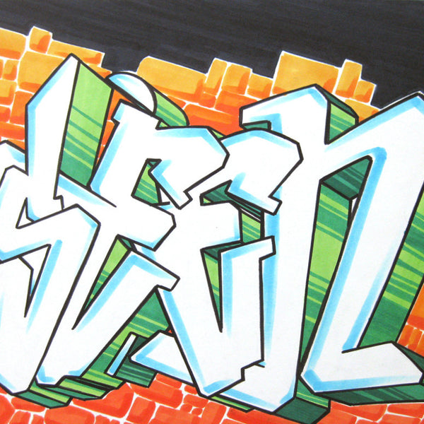 GRAFFITI ARTIST SEEN - WildStyle 3- Drawing
