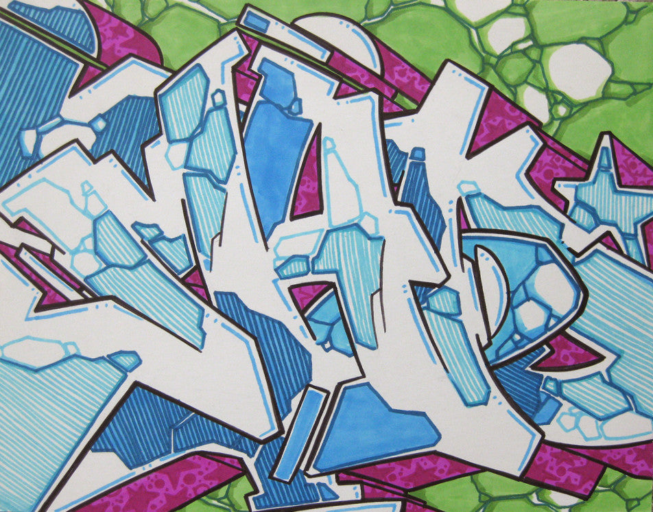 GRAFFITI ARTIST SEEN - WildStyle 37- Drawing