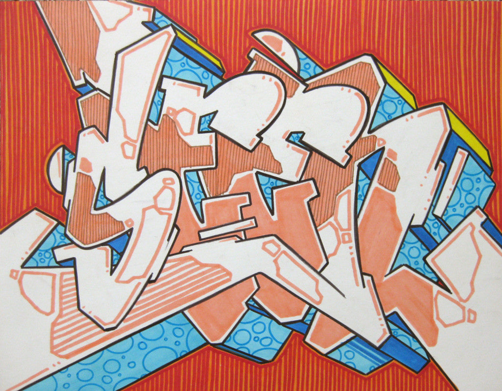GRAFFITI ARTIST SEEN - WildStyle 36- Drawing