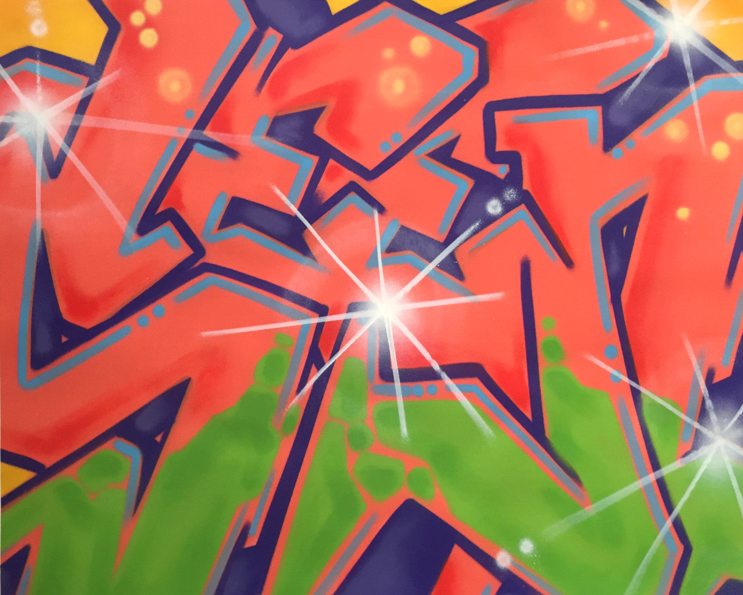 SEEN   "Wildstyle 19"  Aerosol on Canvas