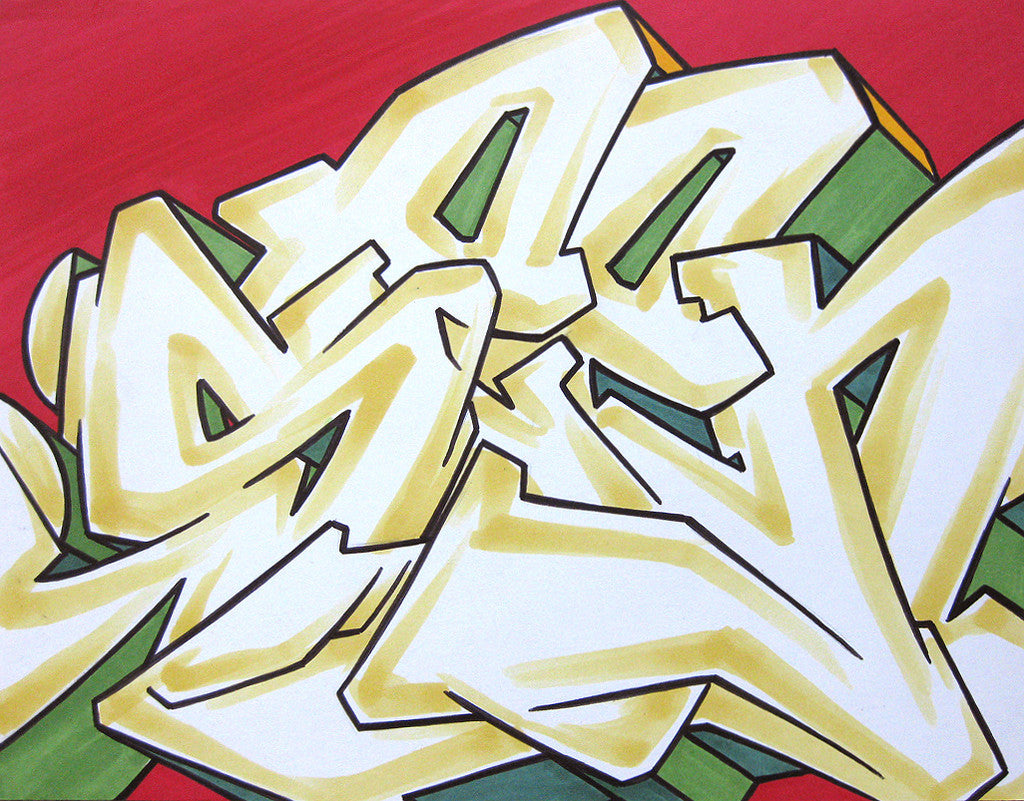 GRAFFITI ARTIST SEEN - WildStyle 1- Drawing