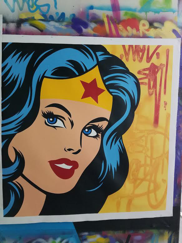 GRAFFITI 2024 WONDER WOMAN POSTER..