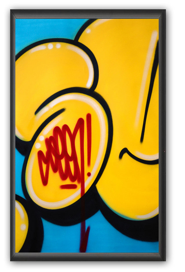 GRAFFITI ARTIST SEEN - "Bubble #6" Painting on paper