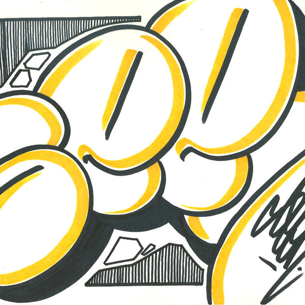 GRAFFITI ARTIST SEEN - Bubble 10- Drawing