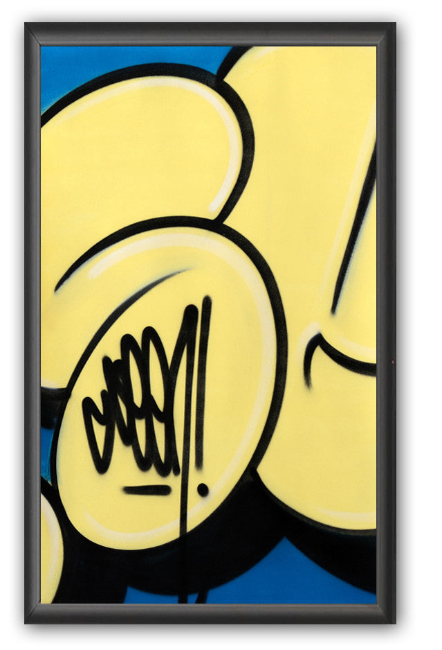 GRAFFITI ARTIST SEEN - "Bubble #12" Painting on paper