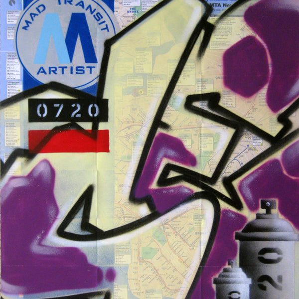 GRAFFITI ARTIST SEEN -  "Mad Transit 2" NYC Map