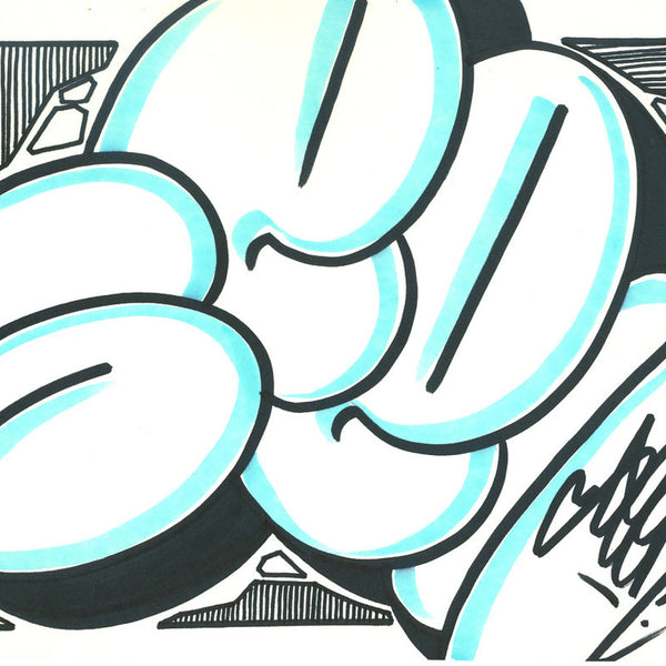 GRAFFITI ARTIST SEEN - Bubble 11- Drawing