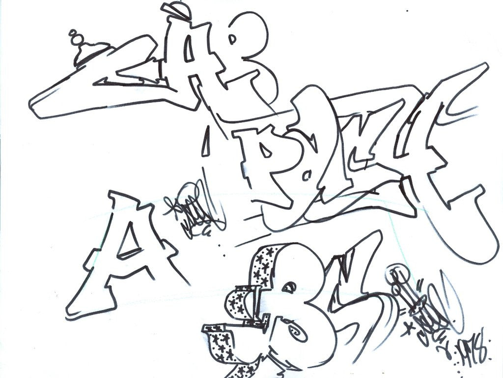 GRAFFITI ARTIST SEEN -Untitled #7