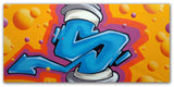 GRAFFITI ARTIST SEEN - "Untitled Long S" Canvas