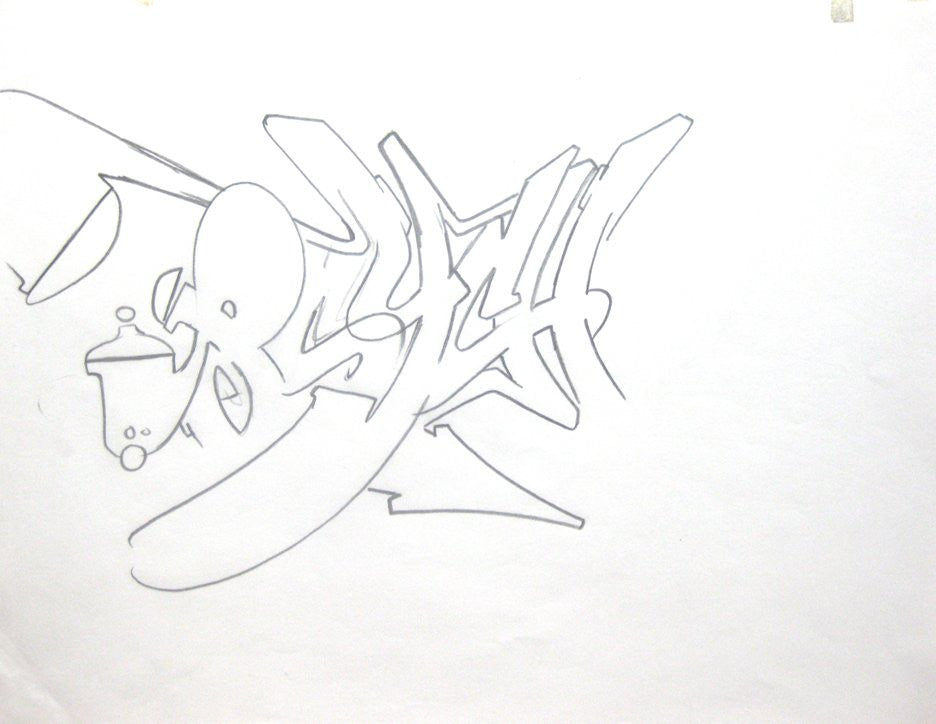 GRAFFITI ARTIST SEEN - Psycho #3 Outline