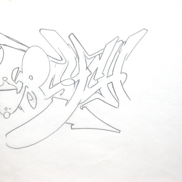 GRAFFITI ARTIST SEEN - Psycho #3 Outline