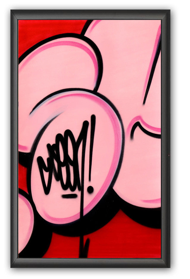 GRAFFITI ARTIST SEEN - "Bubble #1" Painting on paper