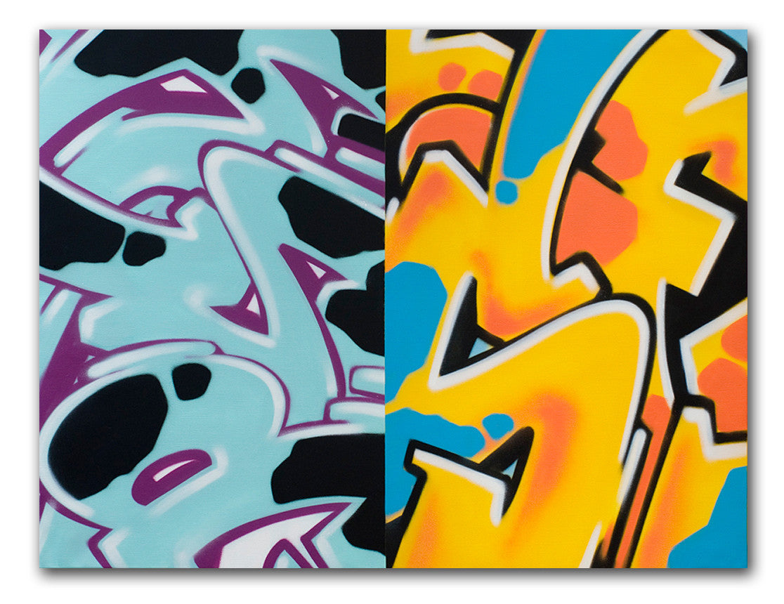GRAFFITI ARTIST SEEN - "Mix N Match" Painting