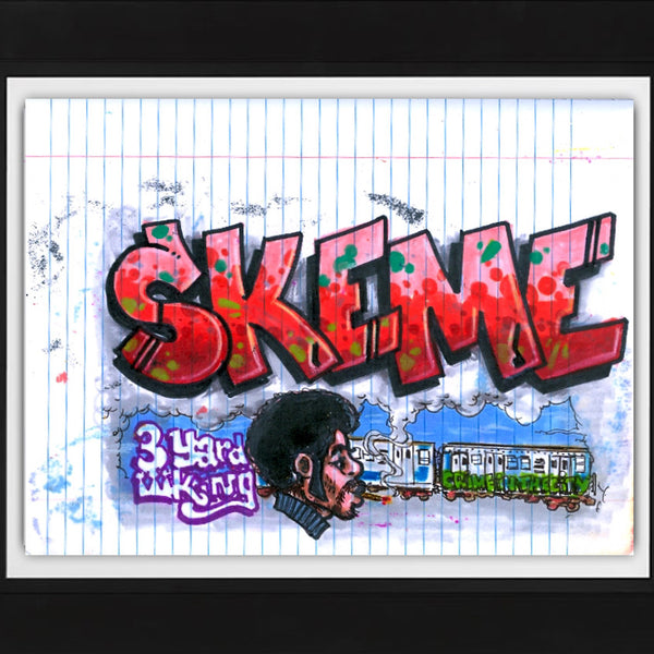 SKEME - "3 Yard King" Color Drawing
