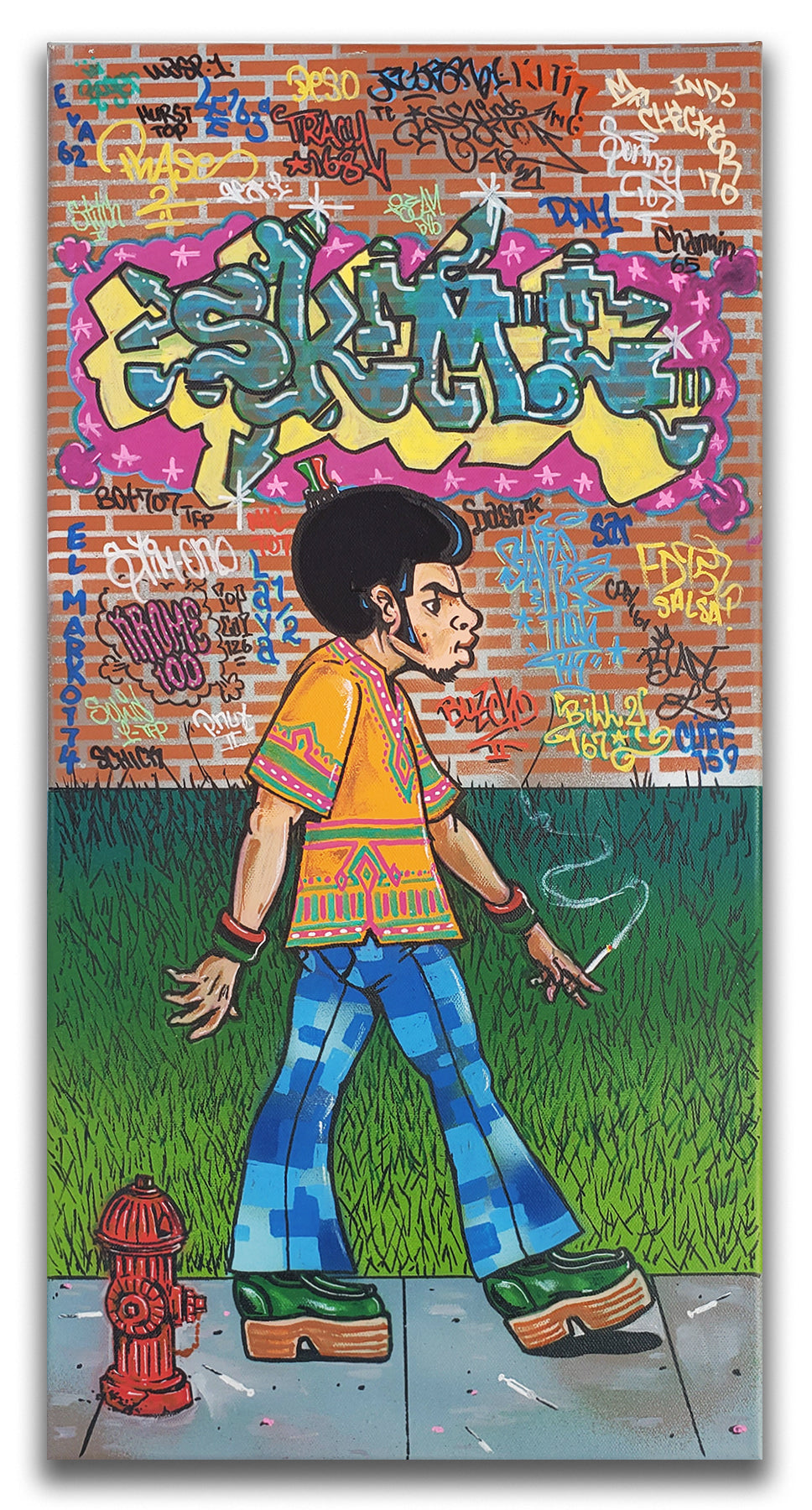 SKEME - "Don't believe the Hype" Painting