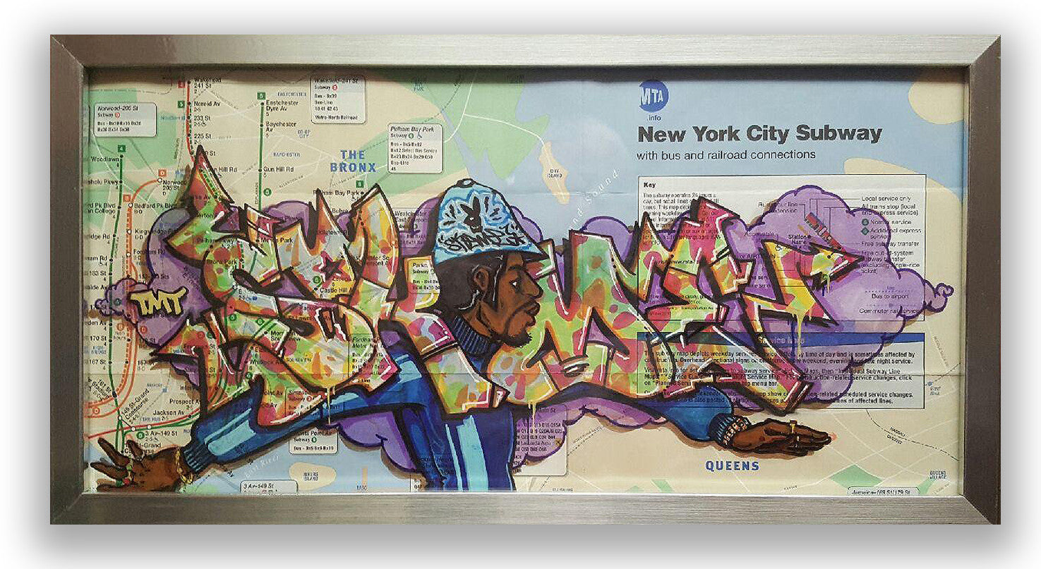 SKEME - "Purple Haze" Piece on Map