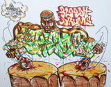 SKEME  "Bloody Drums" Drawing