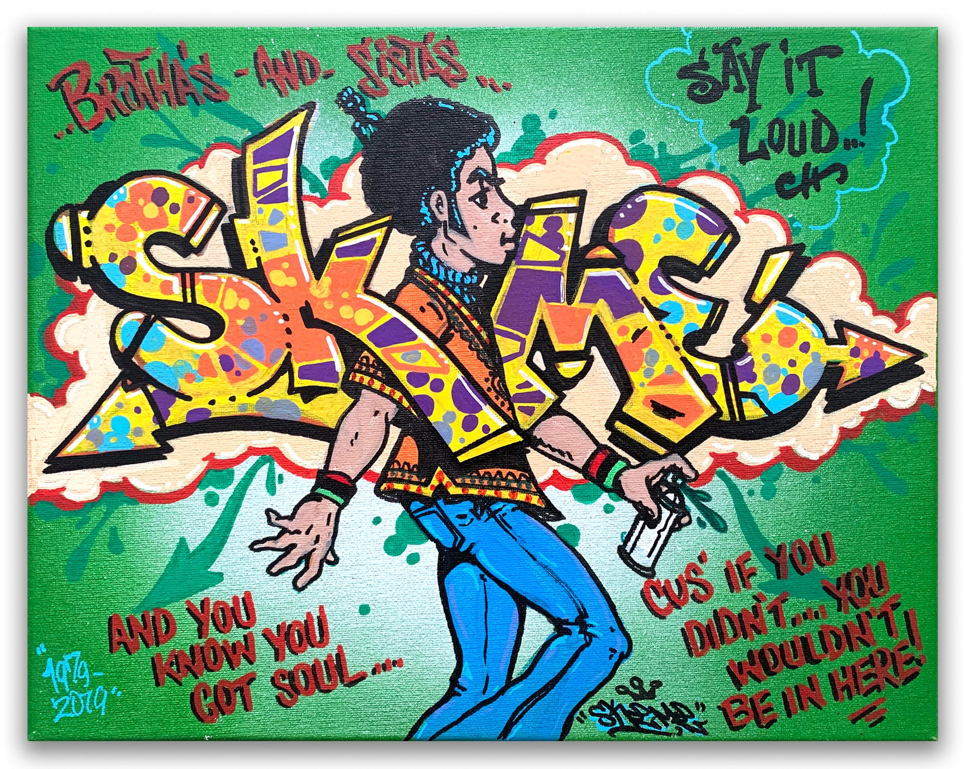 SKEME - "Brotha's - and -Sista's" Painting