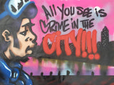 SKEME - "Crime in the City" Painting