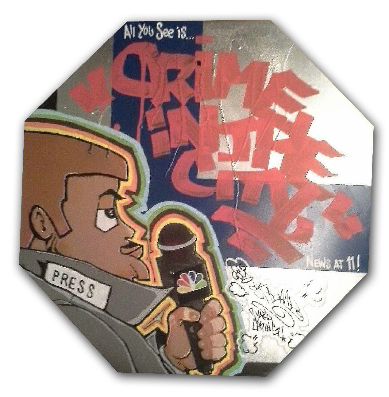 SKEME - "Crime In The City" Stop Sign