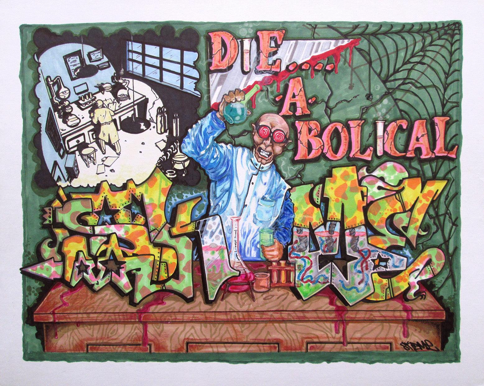 SKEME - "Die-A- Bolical SKEME" Drawing