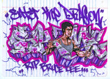 SKEME - "Enter The Dragon" Color Drawing