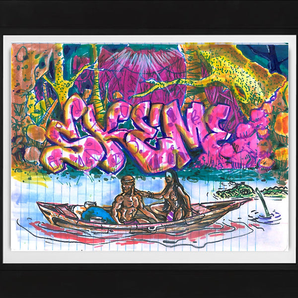 SKEME - "Untitled" Color Drawing