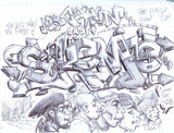SKEME - "Changing Faces" Drawing