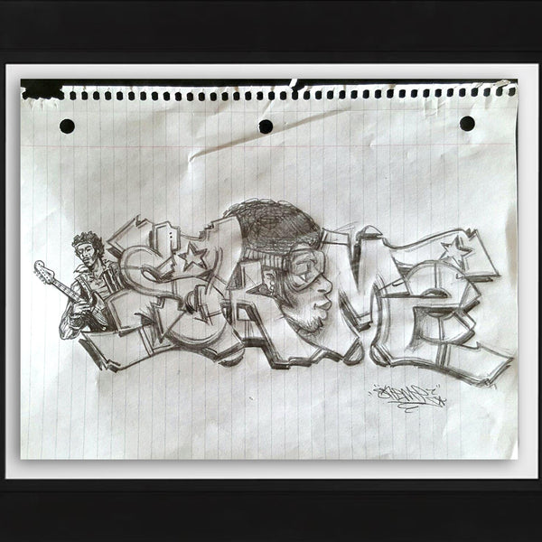 SKEME - "Jimi" Drawing