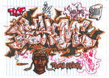 SKEME - "Thai Stick" Color Drawing