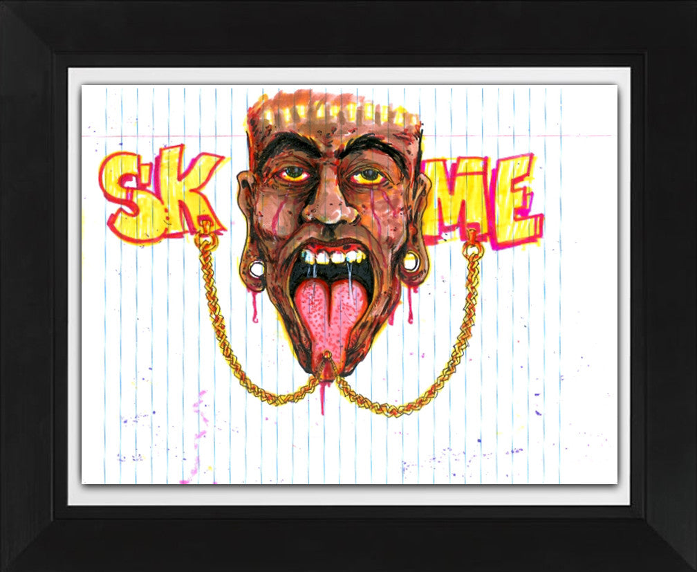 SKEME - "Violators Will Be Prosecuted... " Color Drawing