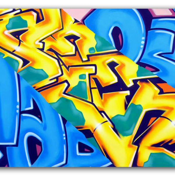 SEEN - "MAD / SEEN /PSYCHO"  Canvas