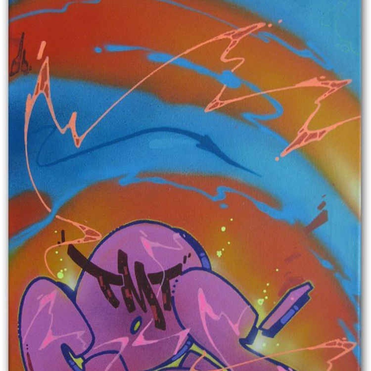 CES ONE  "Untitled 3" Painting