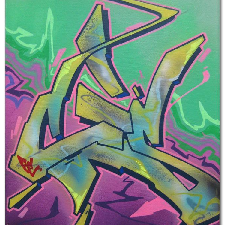 CES ONE   "Untitled 2" Painting