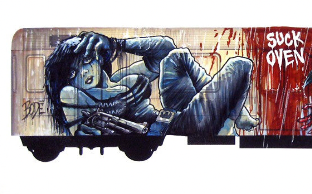MARK BODE/JAMES O'BARR  "The Crow" Train
