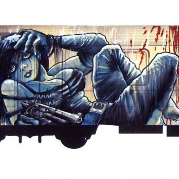 MARK BODE/JAMES O'BARR  "The Crow" Train