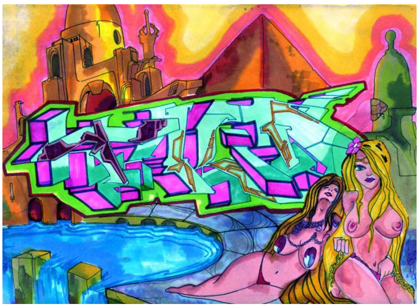 T-KID 170  "Untitled #2" Color