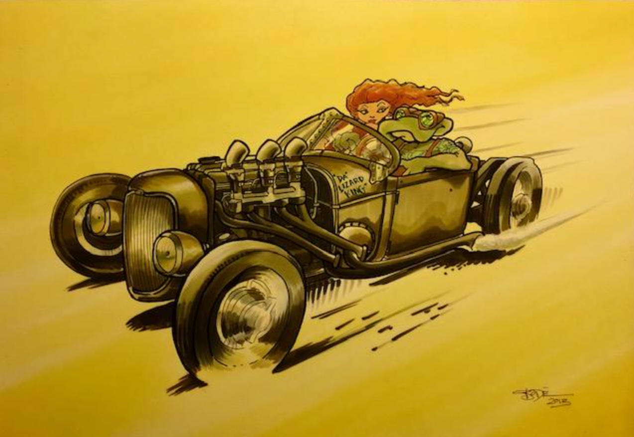 MARK BODE  " Da Lizard King "