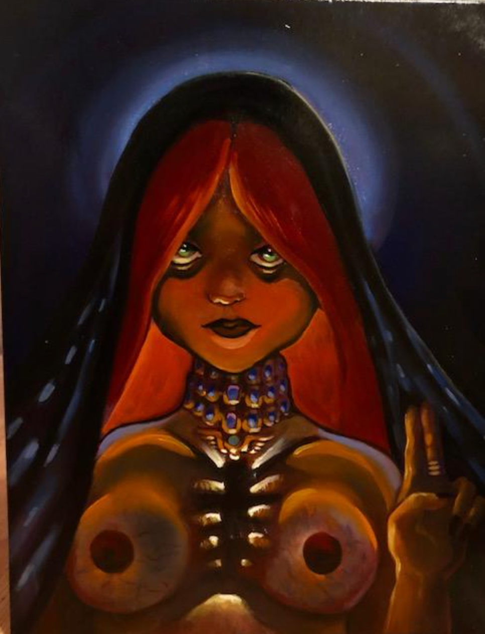 MARK BODE "Saint of Blessings" Painting