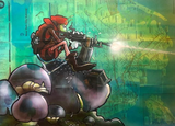 MARK BODE  "Elf on Mushroom " Map