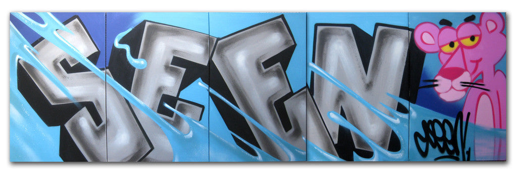 SEEN - "Pink Panther" Painting