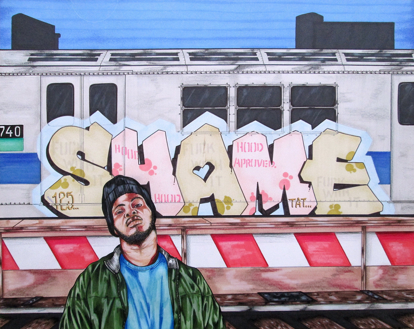SHAME 125  "Hood Approved"  Drawing