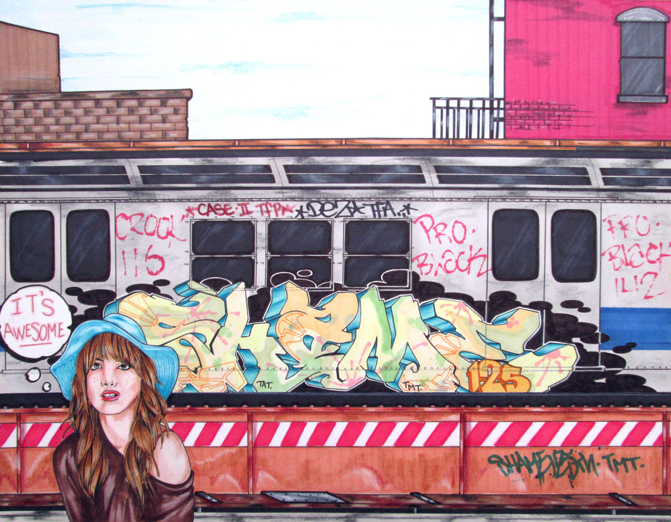 SHAME 125 "It's Awesome" Drawing