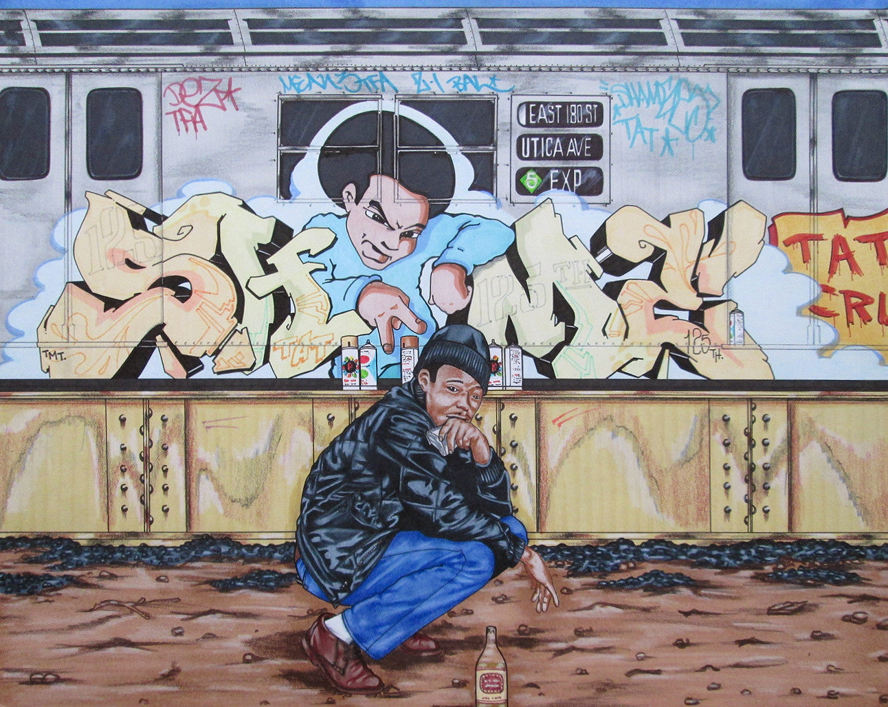 SHAME 125  "Utica Ave"  Drawing