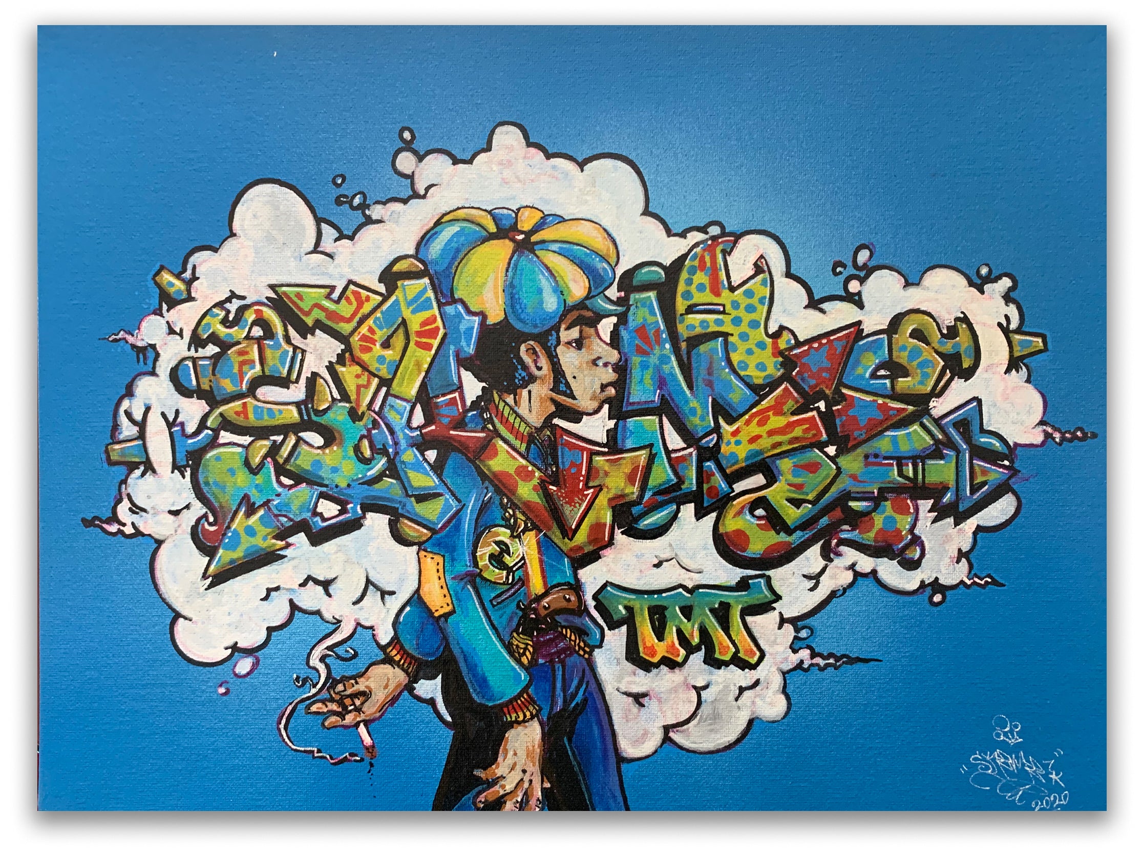 SKEME - "Gun in my waist" Painting