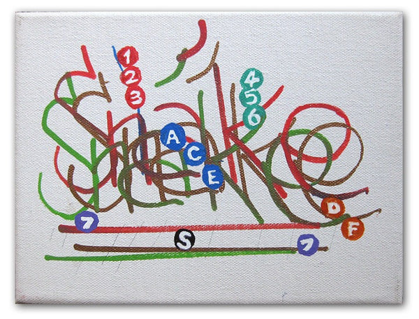 SNAKE 1  "S. Line" Painting