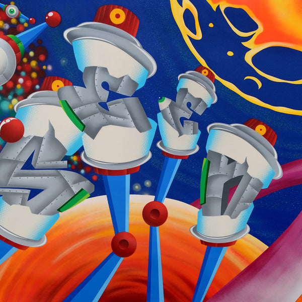 SEEN - "Space Station #2" Painting