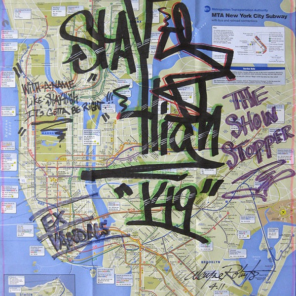 STAYHIGH 149 - "The Voice"  MTA Transit Map