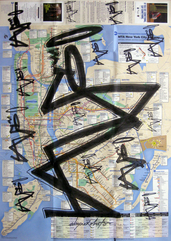 STAYHIGH 149 - "Smoker" MTA Transit Map